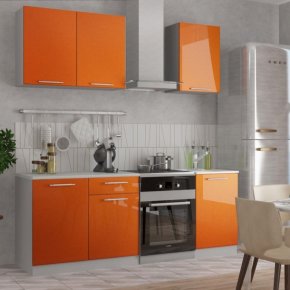 Кухонный гарнитур 1500 Оранж блестки