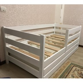 Кровать СОНЕЧКА, Манеж с ящиком, передним и задним бортиком