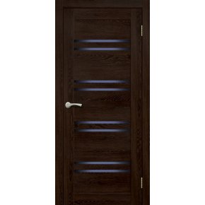 Дверь межкомнатная остеклённая ЦАРГИ ПВХ COMFORT-11 Бетон Серый 3D