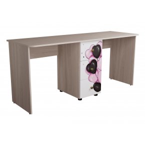 Мийа-3 стол для двух детей, двухсторонний