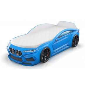 Кровать машина Ромео голубая
