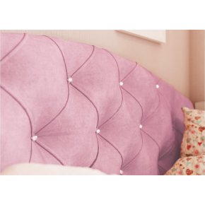 Кровать Эльза 1900 розовая