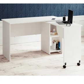 Письменный стол ПС-03 выдвижной белый